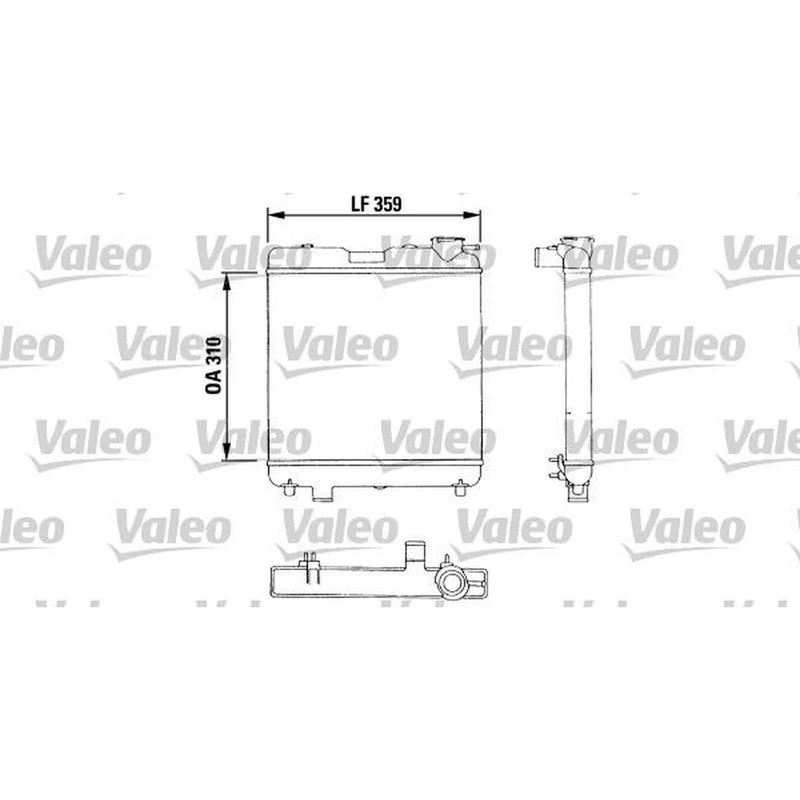 Valeo Engine Radiator 883053
