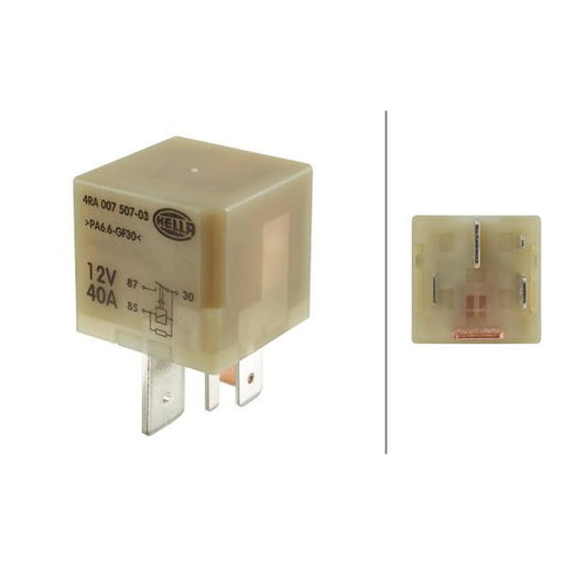 Hella Glow Plug Relay 4RA 007 507-031