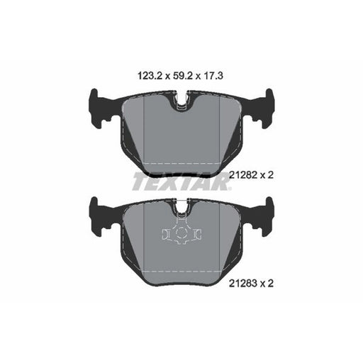 Textar Rear Brake Pad Set 2128201