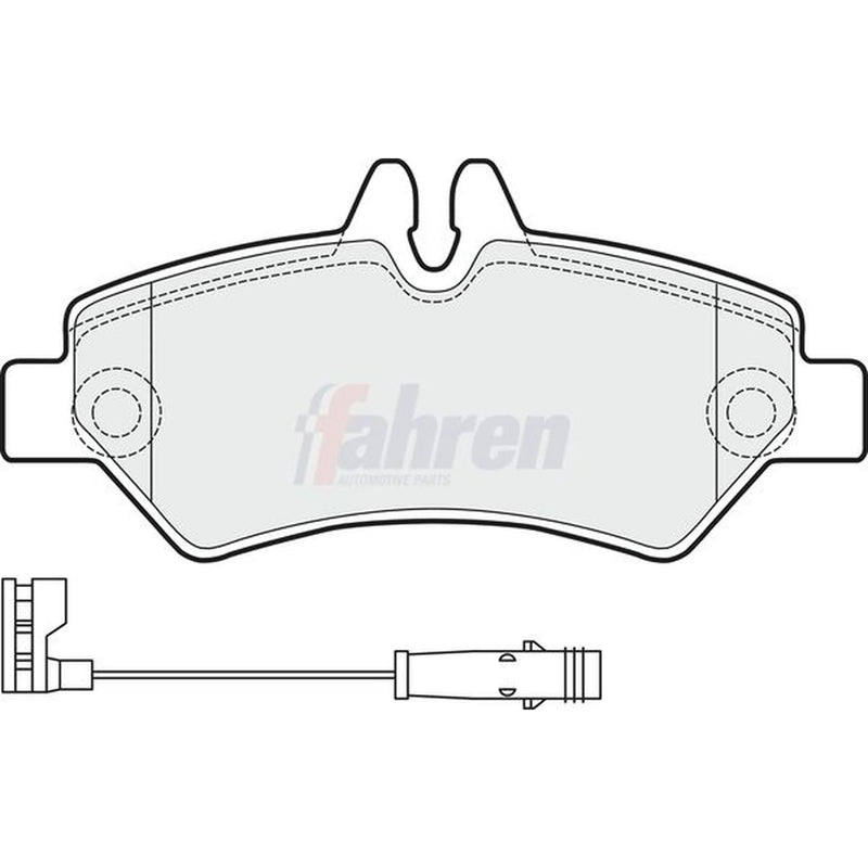 Fahren Rear Brake Pad Set FBP3091
