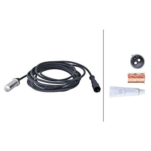 Hella ABS Wheel Speed Sensor Rear 6PU 230 048-591