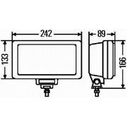 Hella Headlamp Zfh 0/180Gr Sw Mk Right 1FE 006 300-121 1527010 1FE 006 300-121