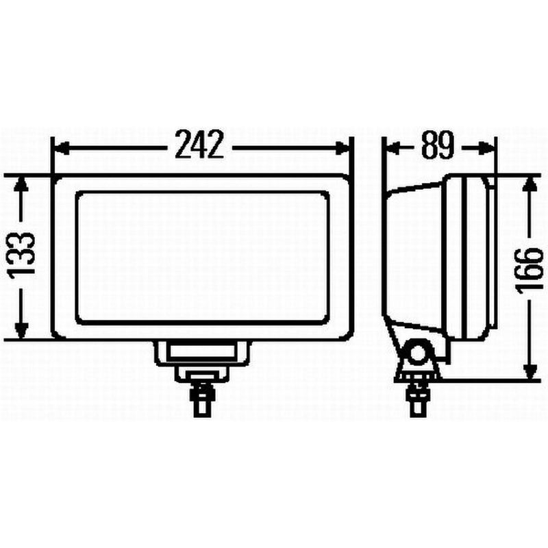 Hella Front Left Fog Light H3 1NE 006 300-011