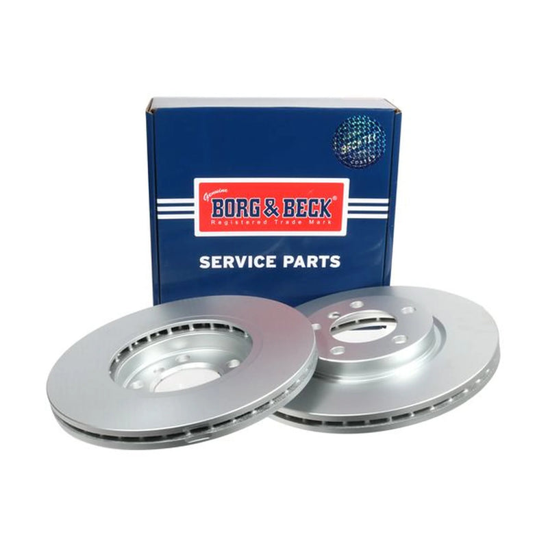 Borg & Beck 2 x Vented Front Brake Discs BBD5336-x2