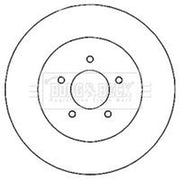 Borg & Beck 2 x Rear Brake Discs BBD5146-x2