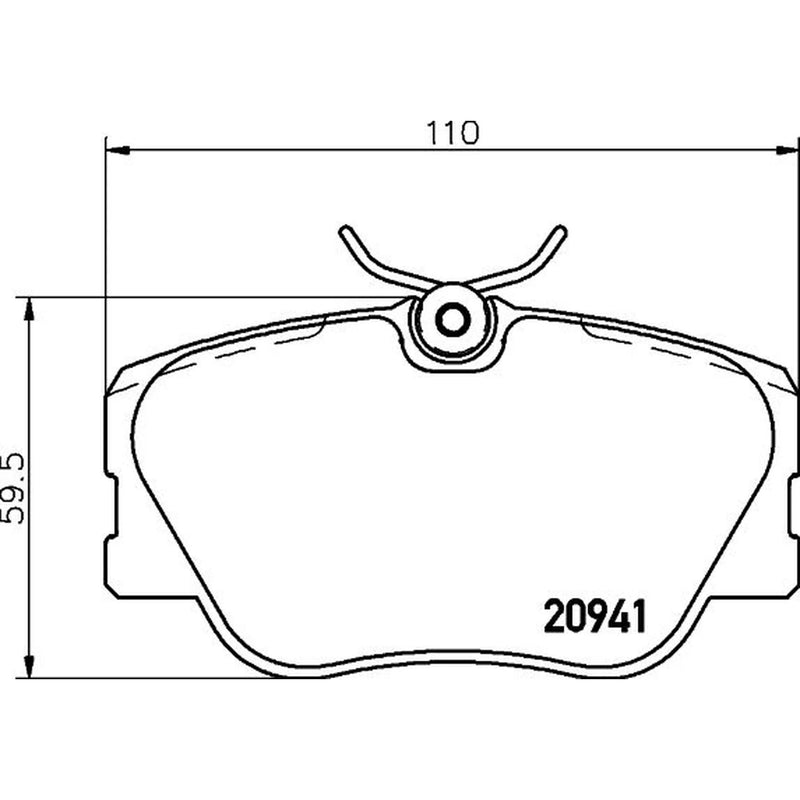 DON Front Brake Pad Set PCP1165