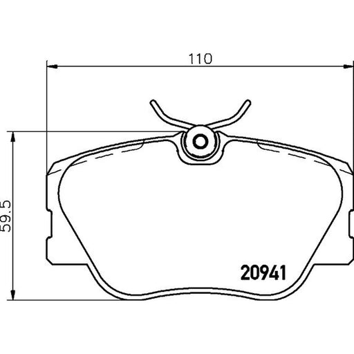 DON Front Brake Pad Set PCP1165
