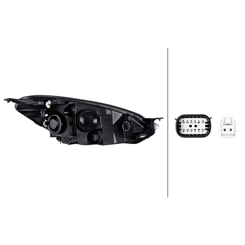 Hella Headlight Headlamp PY21W Left 1LG 354 857-071