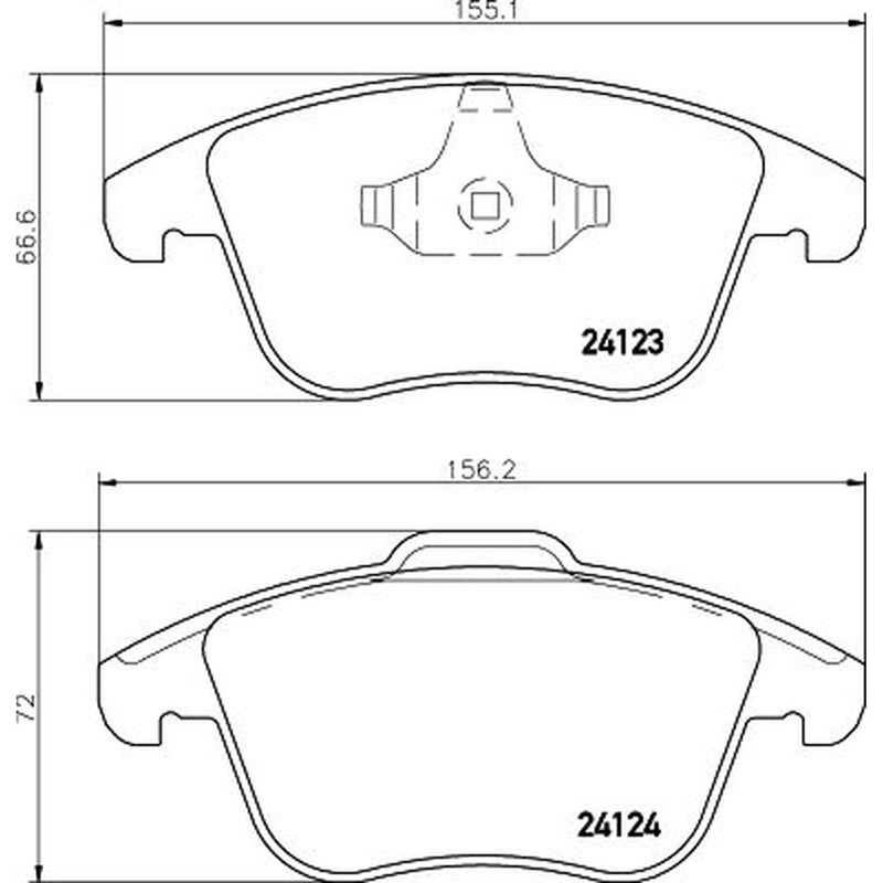 Mintex Mintex Front Brake Disc Kit MDK0263