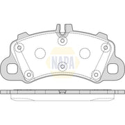 NAPA Front Brake Pad Set NBP2010