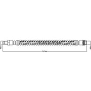 Juratek Brake Hydraulic Hose Line outer JBH1157