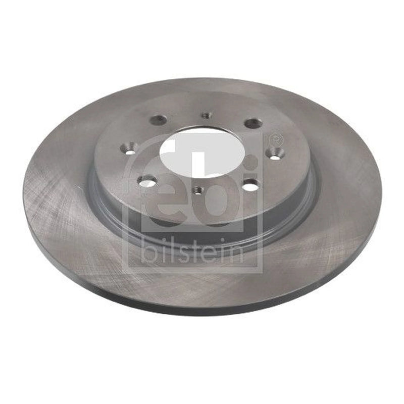 Febi 2 x Solid Rear Brake Discs 108610-x2