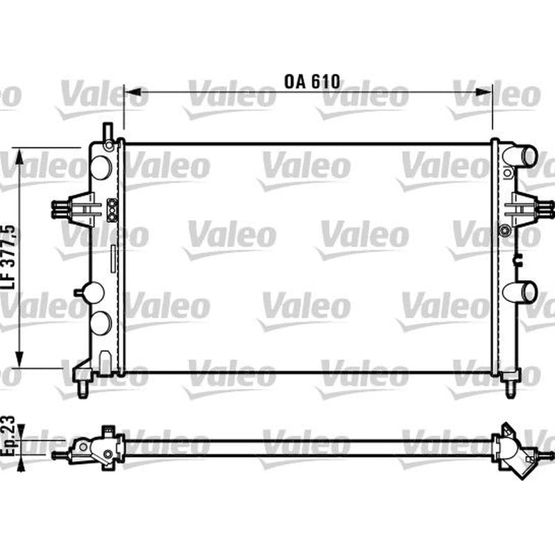 Valeo Engine Radiator 732551