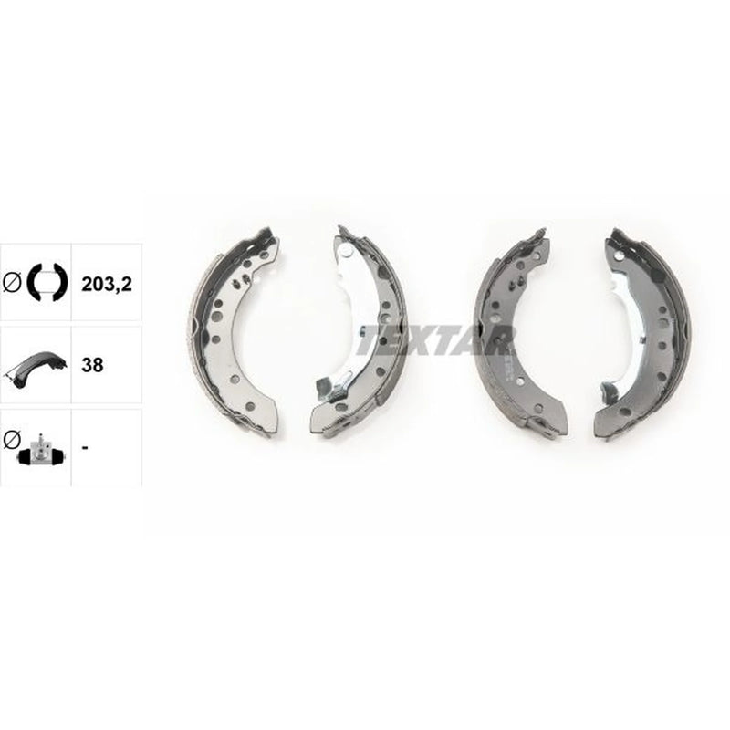 Textar Brake Shoe Set Axle Kit 91059800