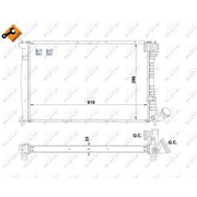 NRF Engine Radiator 519602