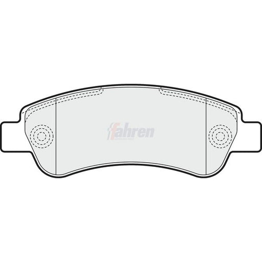 Fahren Rear Brake Pad Set FBP3109