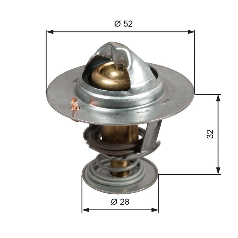 Gates Thermostat,Coolant TH50292G1