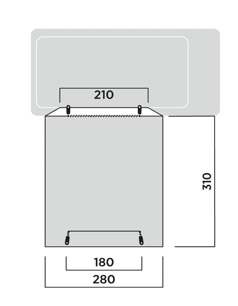 Easy Camp Utne Driveaway Awning Grey - Easy Camp - Van Life Living