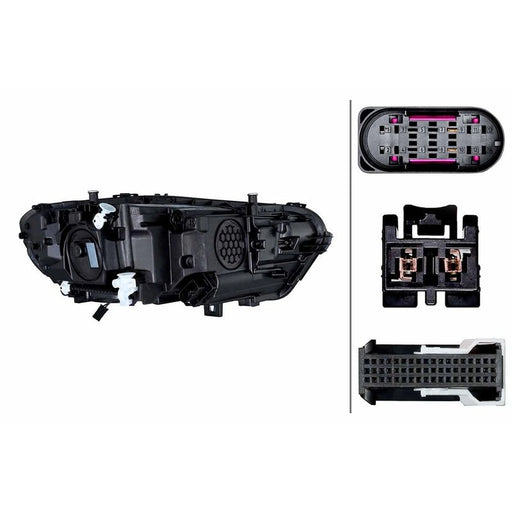 Hella Headlight Headlamp LED Left 1LX 015 569-631