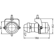 Hella Worklight High 1GL 008 090-201