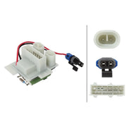 Hella Heater Blower Resistor 9ML 366 410-821