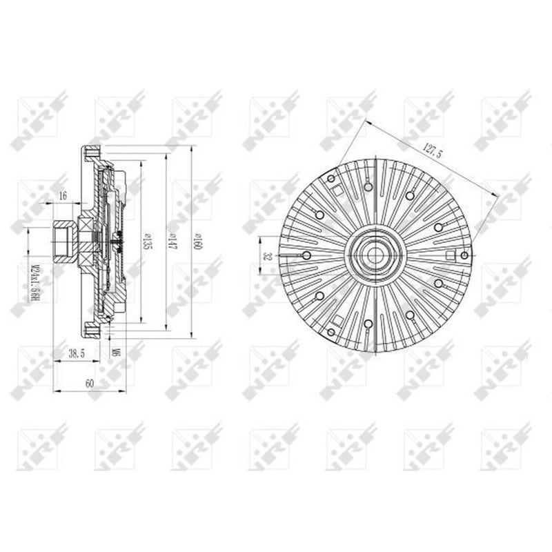 NRF Radiator Fan Clutch 49640