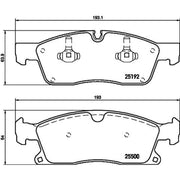 DON Front Brake Pad Set PCP2200