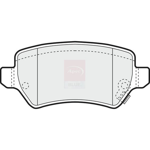 Apec Rear Brake Pad Set PD3070