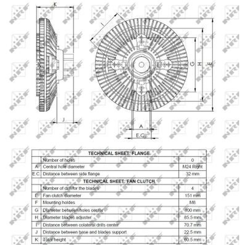 NRF Radiator Fan Clutch 49523