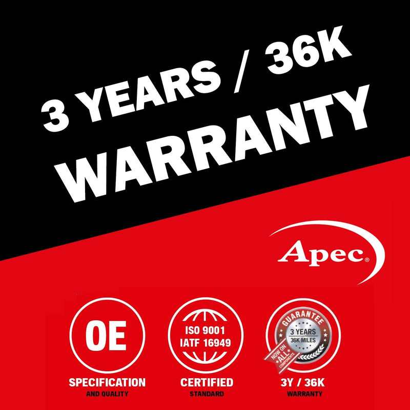 Apec Red Clutch Kit Set 3pc ACL1167