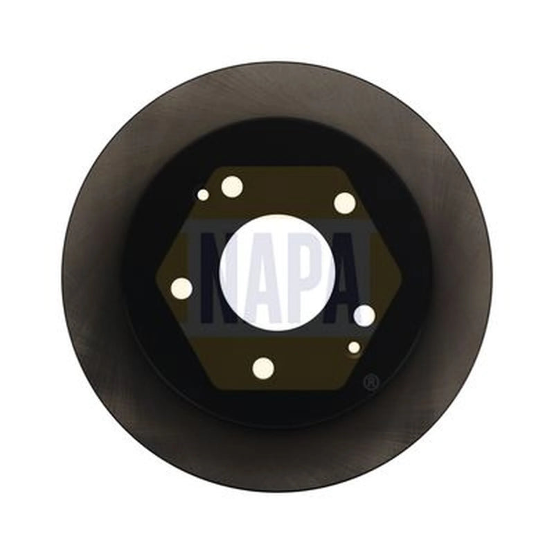NAPA 2 x Solid Rear Brake Discs NBD5824-x2
