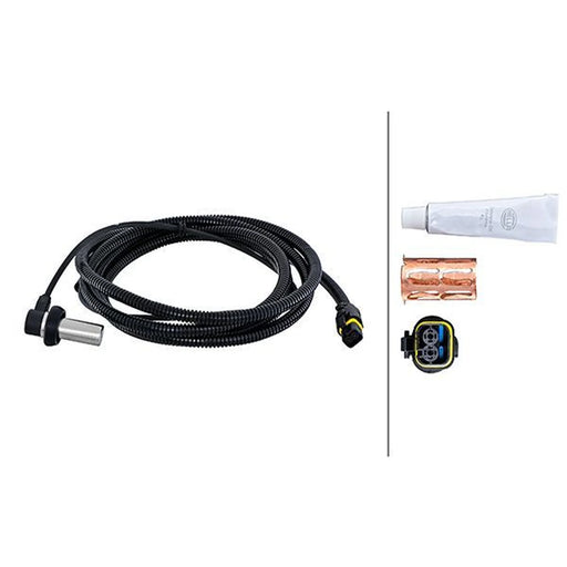 Hella ABS Wheel Speed Sensor Front Right 6PU 230 048-521
