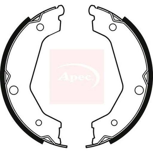 Apec Parking Brake Shoe Set SHU810