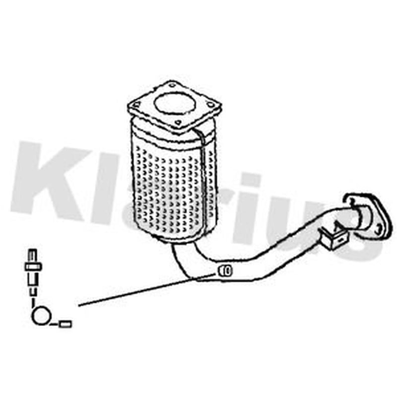 Klarius Catalyst Type Approved With Pipe 322527