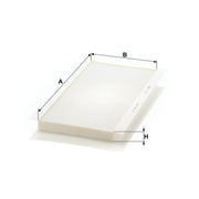 MANN-FILTER Cabin Air Filter (Pollen Filter) Eng.compart. middle CU 5366
