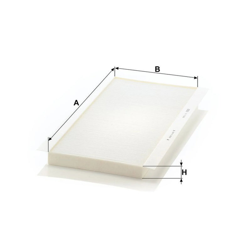 MANN-FILTER Cabin Air Filter (Pollen Filter) Eng.compart. middle CU 5366