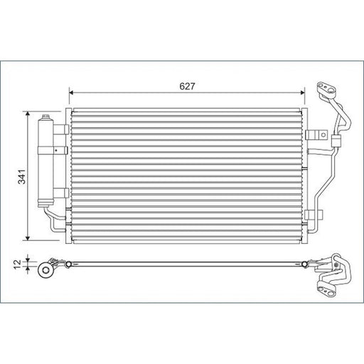 Valeo Air Conditioning Condenser 822632