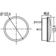 Hella Direction Indicator Light Front and Rear 2BA 344 200-341