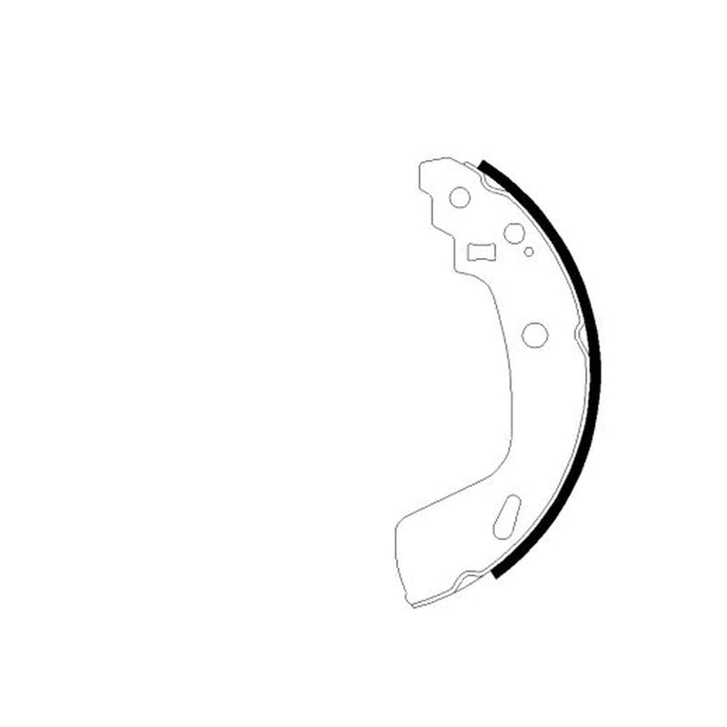 Mintex Brake Shoe Set Axle Kit MFR739