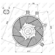 NRF Engine Cooling Fan 47500