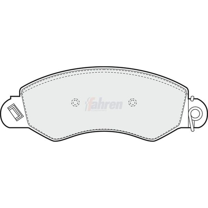 Fahren Front Brake Pad Set FBP3107