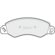 Fahren Front Brake Pad Set fits Ldv Maxus 2005-2009 2.5