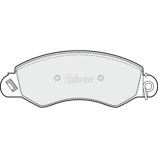 Fahren Front Brake Pad Set FBP3107