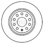 Borg & Beck 2 x Solid Rear Brake Discs BBD5167-x2