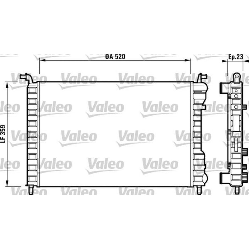Valeo Engine Radiator 732812