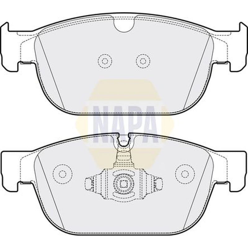 NAPA Front Brake Pad Set NBP1634