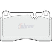 Fahren Front Brake Pad Set FBP3213