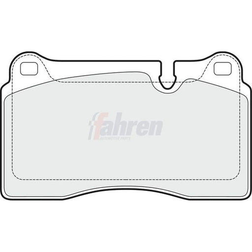 Fahren Front & Rear Brake Discs & Pads fits Land Rover Range Rover Sport I