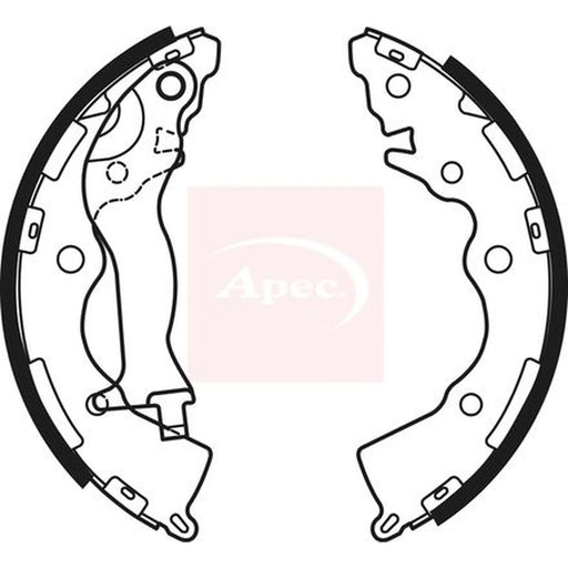 Apec Brake Shoe Set Axle Kit SHU781