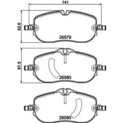 Mintex Front Brake Pad Set MDB3513